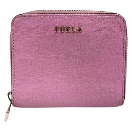 Furla BABYLON Leather Wallet Pink