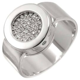 CHANEL La Ronde #53 Diamond Ring in 18K White Gold Other