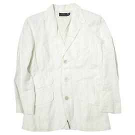 Blazer de lino Polo Ralph Lauren 20SS Blanco
