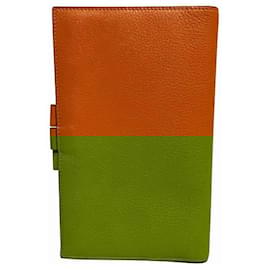 Hermès-Hermes Agenda GM Chevre Notebook Cover-Orange