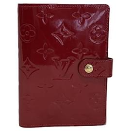 Louis Vuitton-Louis Vuitton Agenda PM Vernis Agenda Cover-Red