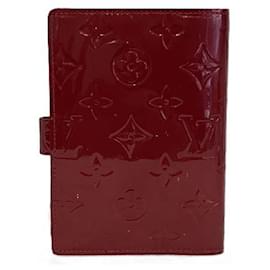 Louis Vuitton-Louis Vuitton Agenda PM Vernis Agenda Cover-Red