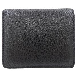 Maison Martin Margiela Maison Margiela S56UI0140 P4455 Grained Calf Wallet Black