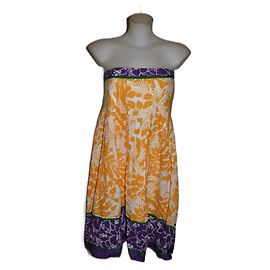 Vestido Sportmax estampado de algodón talla 44 Multicolor