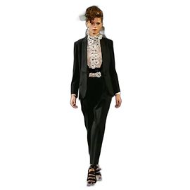 Yves Saint Laurent Jacket, Lace SS2007 model by Stefano Pilati Black