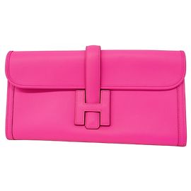 Bolsa de Clutch Hermès Jige Elan Swift Magnolia C Outro