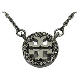 Colar Logo Miller Tory Burch Prata