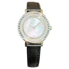 Relógio Mini de Aço Inoxidável Playful da Swarovski Branco