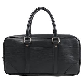 Borsa a mano lunga Epi Vivienne Louis Vuitton in nero M59112 Nero