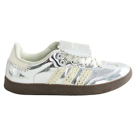 Adidas Baskets Samba en cuir argentées Argenté