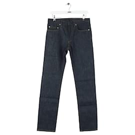 Dior Jeans rectos de algodón negro Negro