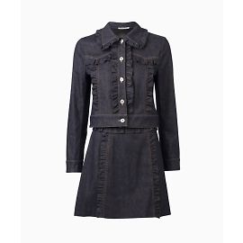 Set Miu Miu, modello Mini Uniform FW2016 di Miuccia. Blu