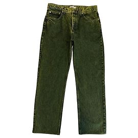 Jeans Sandro in cotone verde Multicolore Verde