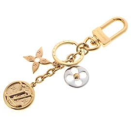 Porte-clés Nanogram Louis Vuitton Doré