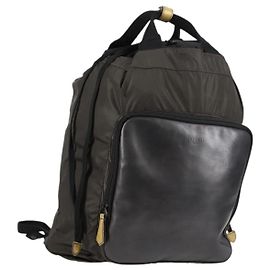 Berluti Backpack Nylon Khaki Auth 133812 Khaki