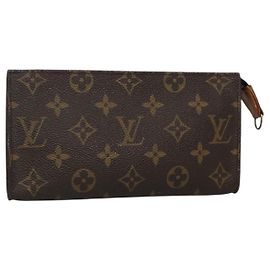 LOUIS VUITTON Monogram Bucket GM Accessory Pouch LV Auth 138640 Monogram