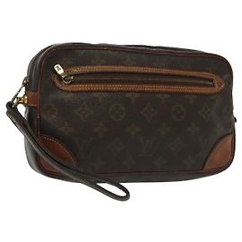 LOUIS VUITTON Monogram Marly Dragonne GM Clutch Bag M51825 LV Auth th6286 Monogram