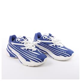 Diesel-Diesel Multi D-Airspeed Low-Striped sneakers in coated ripstop, Size 42 EU-Blue