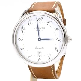 Hermès-Arceau model AR4.810 watch from Hermès-Silvery
