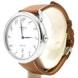 Hermès-Arceau model AR4.810 watch from Hermès-Silvery