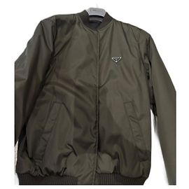 Prada Bomberjacke Nylon Khaki Khaki