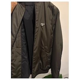 Prada-Prada bomber jacket-Khaki