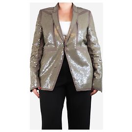 Rick Owens Brown sequin jacket - size Brown