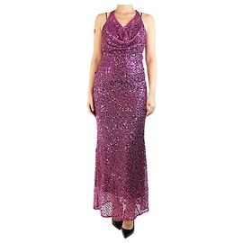 Rat & Boa Robe Verona en sequins violets - taille S Violet