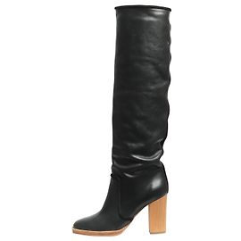 Isabel Marant Black leather knee-high boots - size EU 38 Black