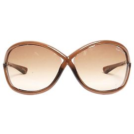 Tom Ford Brown Whitney soft round sunglasses Brown
