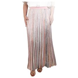 Missoni Pink sequin striped maxi skirt - size UK 14 Pink