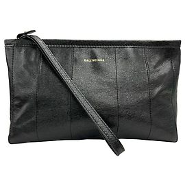 Sac à main Balenciaga 672984 en cuir noir Noir