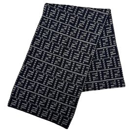 Stola in lana Zucca di Fendi Marrone Nero