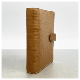 Louis Vuitton-Louis Vuitton Epi Agenda MM Planner Cover-Brown