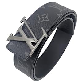 Louis Vuitton-Louis Vuitton Monogram Santur 90 Belt-Brown,Black