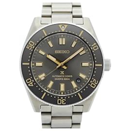Seiko-Seiko Prospex 6R55-00G0 Men's Gray Dial Watch-Other