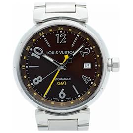 Louis Vuitton-Louis Vuitton Tambour Q1131 Brown Dial Men's Watch-Other
