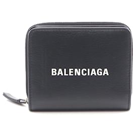 Balenciaga-Carteira de couro Balenciaga Everyday-Preto