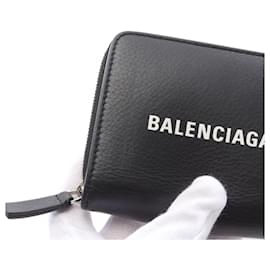 Balenciaga-Carteira de couro Balenciaga Everyday-Preto