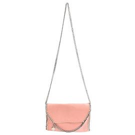 Stella Mc Cartney Sac Tote Tiny Falabella en polyester rose de Stella McCartney Rose
