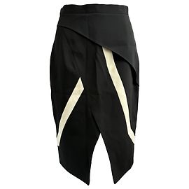 Jupe midi en forme de tulipe Farah de Peter Pilotto en viscose noire Noir