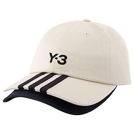 Y3 Boné 3s - Y-3 - Algodão - Branco Branco