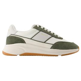 Baskets Genesis Neo - Axel Arigato - Cuir - Beige/Vert Marron Beige