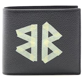 Balenciaga-Carteira de moeda em couro Balenciaga preta-Preto