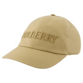 Boné - Burberry - Algodão - Bege Marrom Bege