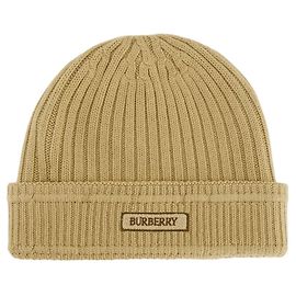Haw Beanie - Burberry - Wool - Beige Brown Beige