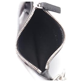 Balenciaga-Carteira de moedas em couro Balenciaga-Preto