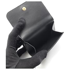 Balenciaga-Carteira de couro dobrável Balenciaga preta-Preto