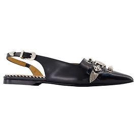 Aj1438 Slingbacks - Toga Pulla - Leather - Black Black