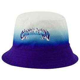 Autre Marque Cappello bucket stampato con logo - Casablanca - Cotone - Blu Blu